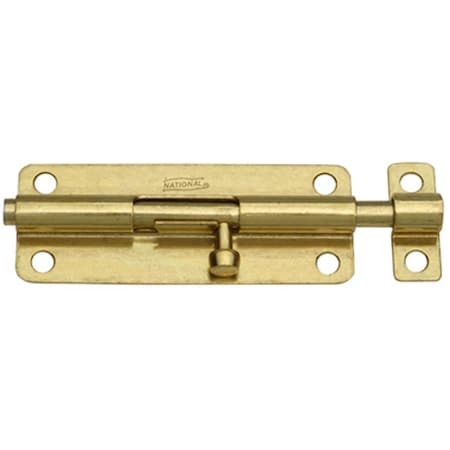 Greengrass N151-761 5 in. Barrel Bolt, Brass GR1633819